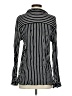 Pull&Bear Stripes Black Long Sleeve Blouse Size S - photo 2