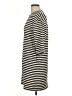 Uniqlo Stripes Black Ivory Casual Dress Size L - photo 5