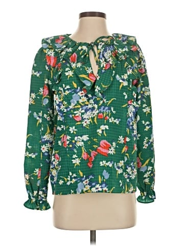 Ann Taylor LOFT Long Sleeve Blouse (view 1)