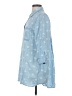 Khakis & Co Hearts Blue 3/4 Sleeve Button-Down Shirt Size S - photo 5