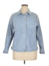 Cj Banks Blue Denim Jacket Size 0X - photo 1