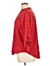 Zenobia 100% Polyester Red 3/4 Sleeve Blouse Size 1X - photo 5