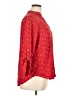 Zenobia 100% Polyester Red 3/4 Sleeve Blouse Size 1X - photo 4