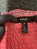Aqua 100% Polyester Tweed Pink Cocktail Dress Size L - photo 6