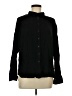 Unbranded 100% Cotton Black Long Sleeve Blouse Size M - photo 1
