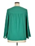 Style&Co 100% Polyester Green 3/4 Sleeve Blouse Size 0X - photo 2