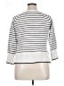 Olivia Grey Stripes White Pullover Sweater Size XL - photo 2