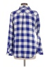 Rails 100% Rayon Checkered-gingham Blue Long Sleeve Button-Down Shirt Size M - photo 2