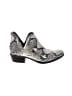 Lucky Brand Houndstooth Gray Teal Ankle Boots Size 6 1/2 - photo 1