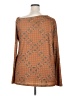 Crazy Train Brown Long Sleeve Blouse Size 2X - photo 2
