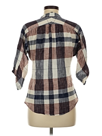 The Podolls 3/4 Sleeve Button-Down Shirt (view 2)