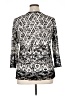 Cj Banks Print Silver 3/4 Sleeve Blouse Size 1X - photo 2