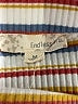 Endless Blu Stripes Ivory Tan Casual Skirt Size M - photo 4