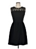 Soprano Solid Black Cocktail Dress Size M - photo 1