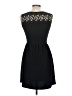 Soprano Solid Black Cocktail Dress Size M - photo 2