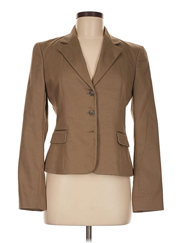 Pre-owned Tahari Blazer Jacket In Brown