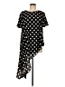 Shein 100% Polyester Polka Dots Black Casual Dress Size 8 - 10 - photo 1