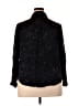 Torrid 100% Rayon Black 3/4 Sleeve Button-Down Shirt Size 2X Plus (2) - photo 2