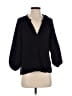 NATION LTD Black 3/4 Sleeve Blouse Size XS - photo 1