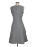 Talbots Chevron-herringbone Gray Black Casual Dress Size M - photo 2
