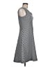Talbots Chevron-herringbone Gray Black Casual Dress Size M - photo 4