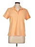 Tehama Orange Short Sleeve Blouse Size L - photo 1