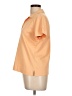 Tehama Orange Short Sleeve Blouse Size L - photo 5