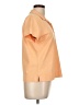 Tehama Orange Short Sleeve Blouse Size L - photo 4