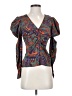 Veronica Beard Teal 3/4 Sleeve Silk Top Size 0 - photo 1