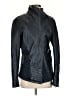 Badgley Mischka 100% Leather Black Blue Leather Jacket Size S (estimated) - photo 1