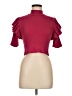 Zara Burgundy Short Sleeve Top Size M - photo 1