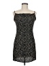 Unbranded 100% Rayon Animal Print Black Cocktail Dress Size M - photo 1