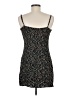 Unbranded 100% Rayon Animal Print Black Cocktail Dress Size M - photo 2