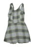 Forever 21 Plaid Green Dress Size 11 - 12 - photo 1