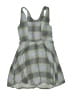 Forever 21 Plaid Green Dress Size 11 - 12 - photo 2