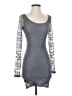 Soprano 100% Polyester Gray Cocktail Dress Size S - photo 1