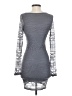 Soprano 100% Polyester Gray Cocktail Dress Size S - photo 2