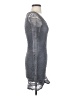 Soprano 100% Polyester Gray Cocktail Dress Size S - photo 4