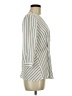 Chelsea28 100% Polyester Stripes Ivory White 3/4 Sleeve Blouse Size XS - photo 4