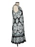 Sandra Darren Print Blue Black Casual Dress Size L - photo 4