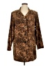 Briggs New York Animal Print Brown Coat Size 1X - photo 1