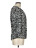 MICHAEL Michael Kors 100% Viscose Animal Print Silver Long Sleeve Henley Size L - photo 4