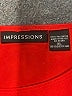 Impressions 100% Polyester Orange Sleeveless Top Size XL - photo 7