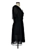 H&M 100% Polyester Black Casual Dress Size S - photo 4