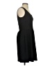HD in Paris Solid Black Casual Dress Size S - photo 4