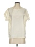 Assorted Brands 100% Polyester Ivory Short Sleeve Blouse Size S - photo 1
