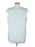 T Tahari 100% Polyester Blue Sleeveless Blouse Size L - photo 2