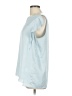 T Tahari 100% Polyester Blue Sleeveless Blouse Size L - photo 5