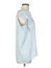 T Tahari 100% Polyester Blue Sleeveless Blouse Size L - photo 4