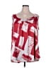Unbranded 100% Polyester Red Sleeveless Blouse Size 3X - photo 1